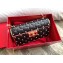 Valentino Rockstud Spike Chain Clutch Bag 0702 Black 2019