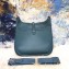 Hermes Evelyne III PM Bag in Original Togo Leather Denim Blue