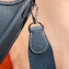Hermes Evelyne III GM Bag in Original Togo Leather Denim Blue
