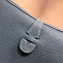 Hermes Evelyne III GM Bag in Original Togo Leather Denim Blue