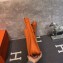 Hermes Evelyne III GM Bag in Original Togo Leather Orange