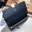 Louis Vuitton Monogram Canvas Flore Chain Wallet Black 2019