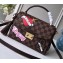 Louis Vuitton Damier Ebene Canvas Travel Stickers Croisette Bag N40055 2019