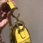 Dior Python Mini Saddle Bag Yellow 2019