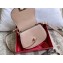 Valentino Leather Vintage Saddle Bag 0034 Nude 2019