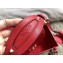 Valentino Leather Vintage Saddle Bag 0034 Red 2019
