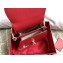 Valentino Leather Vintage Saddle Bag 0034 Red 2019