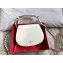 Valentino Leather Vintage Saddle Bag 0034 White 2019