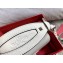 Valentino Leather Vintage Saddle Bag 0034 White 2019