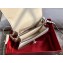 Valentino Leather Vintage Saddle Bag 0034 White 2019