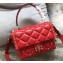 Valentino Candystud Medium Top Handle Bag 0055 Red