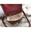 Valentino Candystud Medium Top Handle Bag 0055 V Inlay Nude Pink/Burgundy