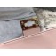 Valentino Candystud Medium Top Handle Bag 0055 V Inlay Burgundy/Nude Pink