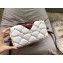 Valentino Candystud Medium Top Handle Bag 0055 V Inlay White/Burgundy