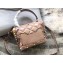 Valentino Candystud Medium Top Handle Bag 0055 Multicolor Studs Nude