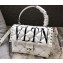 Valentino Candystud Medium Top Handle Bag 0055 VLTN White