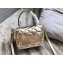 Valentino Candystud Medium Top Handle Bag 0055 Metallic Gold