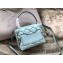Valentino Candystud Medium Top Handle Bag 0055 Light Blue