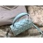 Valentino Candystud Medium Top Handle Bag 0055 Light Blue