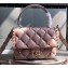 Valentino Candystud Medium Top Handle Bag 0055 Nude Pink