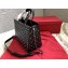 Valentino Rockstud Spike Chain Tote Bag 0061 Crinkled Black