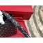 Valentino Rockstud Spike Chain Tote Bag 0061 Crinkled Black