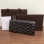 Goyard Varenne Long Flap Wallet Black