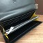 Goyard Varenne Long Flap Wallet Black
