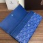 Goyard Varenne Long Flap Wallet Blue