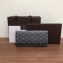 Goyard Varenne Long Flap Wallet Gray