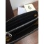 Goyard Matignon Zip Around Long Wallet Black