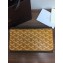 Goyard Matignon Zip Around Long Wallet Yellow