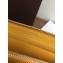 Goyard Matignon Zip Around Long Wallet Yellow