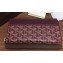 Goyard Matignon Zip Around Long Wallet Burgundy