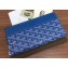Goyard Matignon Zip Around Long Wallet Blue