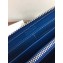 Goyard Matignon Zip Around Long Wallet Blue
