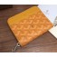 Goyard Zip Around Short Wallet Card Holder Coin Purse Yellow