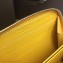 Goyard Zip Around Short Wallet Card Holder Coin Purse Yellow