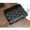 Goyard Zip Around Short Wallet Card Holder Coin Purse Black