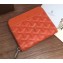 Goyard Zip Around Short Wallet Card Holder Coin Purse Orange