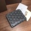 Goyard Zip Around Short Wallet Card Holder Coin Purse Gray