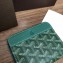 Goyard Zip Around Short Wallet Card Holder Coin Purse Green