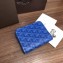 Goyard Zip Around Short Wallet Card Holder Coin Purse Blue