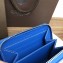 Goyard Zip Around Short Wallet Card Holder Coin Purse Blue