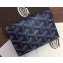 Goyard Malesherbes Card Case Wallet Dark Blue