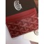 Goyard Saint Sulpice Credit Card Holder Wallet Red
