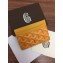 Goyard Saint Sulpice Credit Card Holder Wallet Yellow