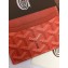Goyard Saint Sulpice Credit Card Holder Wallet Orange