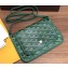 Goyard Plumet Wallet Clutch Bag with Strap Green