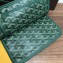 Goyard Plumet Wallet Clutch Bag with Strap Green